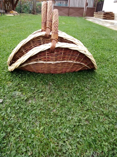 Koše krbové neloupané